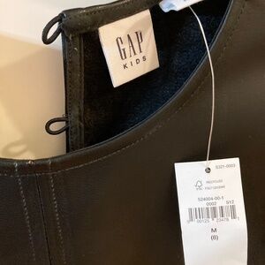 NEW Gap kids faux leather dress ; girls M/side 8
